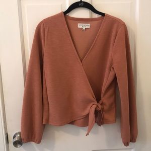 Madewell wrap top